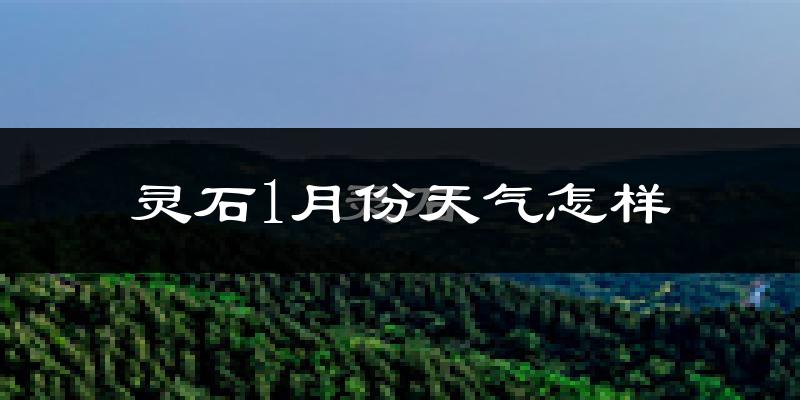 灵石县1月份天气如何?很冷吗?