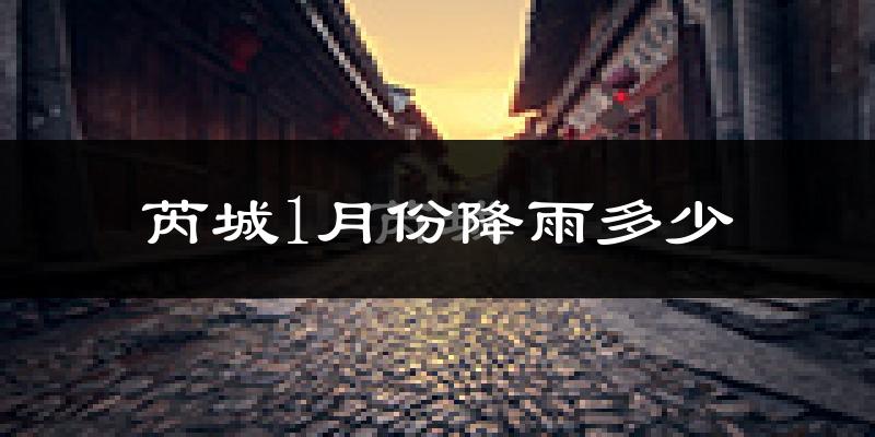 芮城1月份降雨多少?