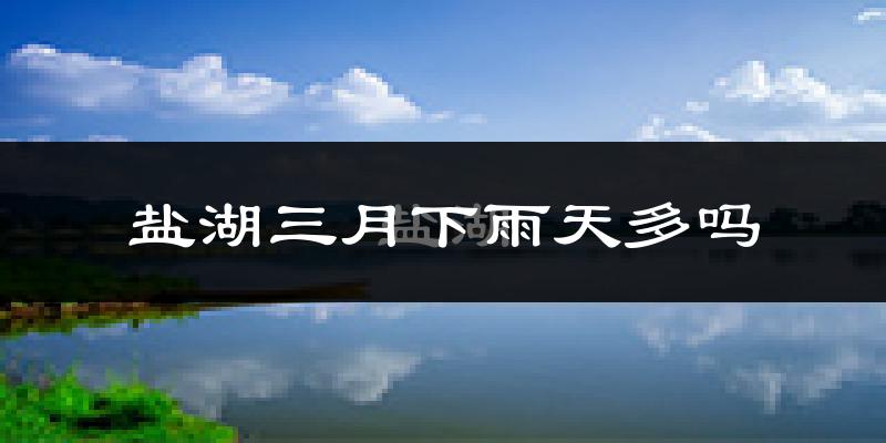 盐湖三月下雨天多吗?盐湖3月份降雨量多少?