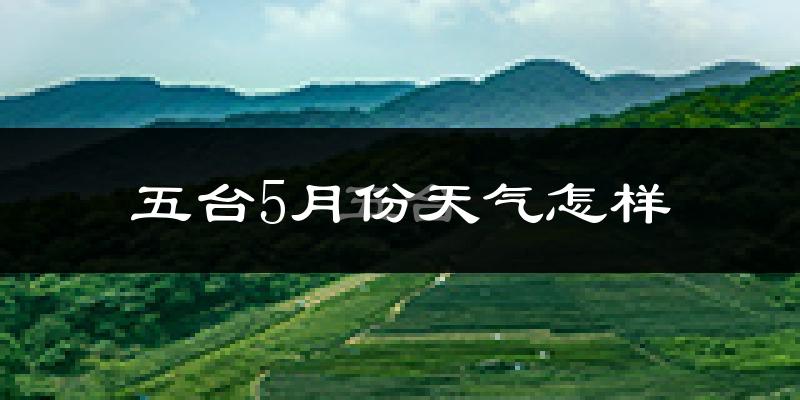 五台县5月份天气如何?很冷吗?
