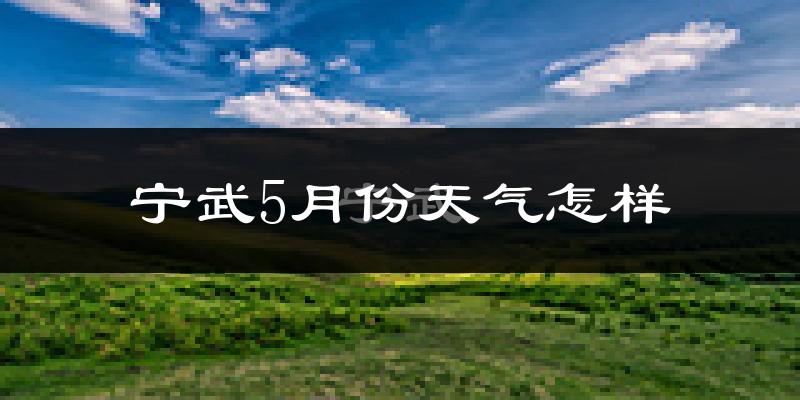 宁武县5月份天气如何?很冷吗?